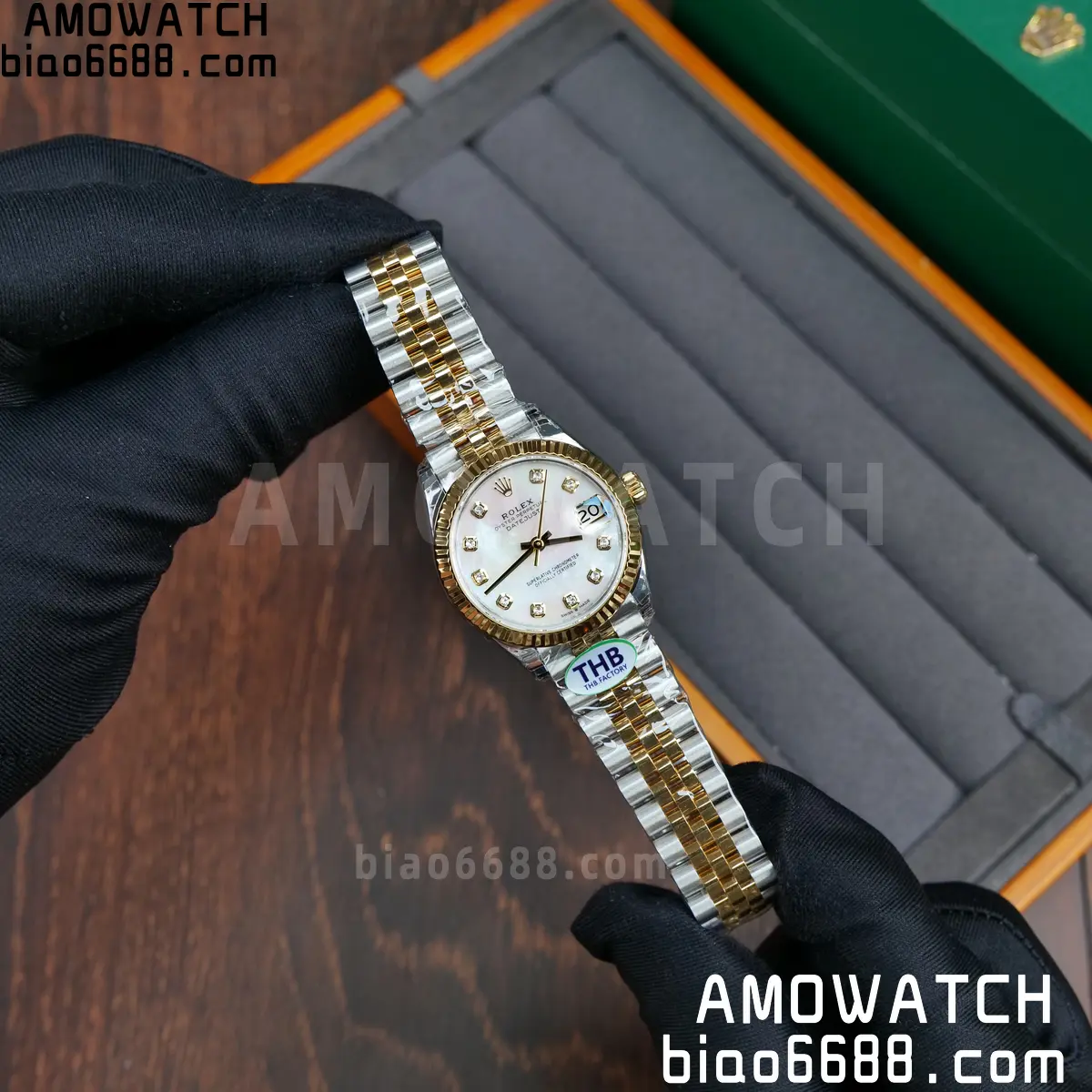 Rolex DateJust 31 278273 THBF 1:1 Best Edition MOP Diamonds Dial on SS/YG Jubilee Bracelet HZ Cal.2236 54 c79ec843a8cee16 AMO Watch