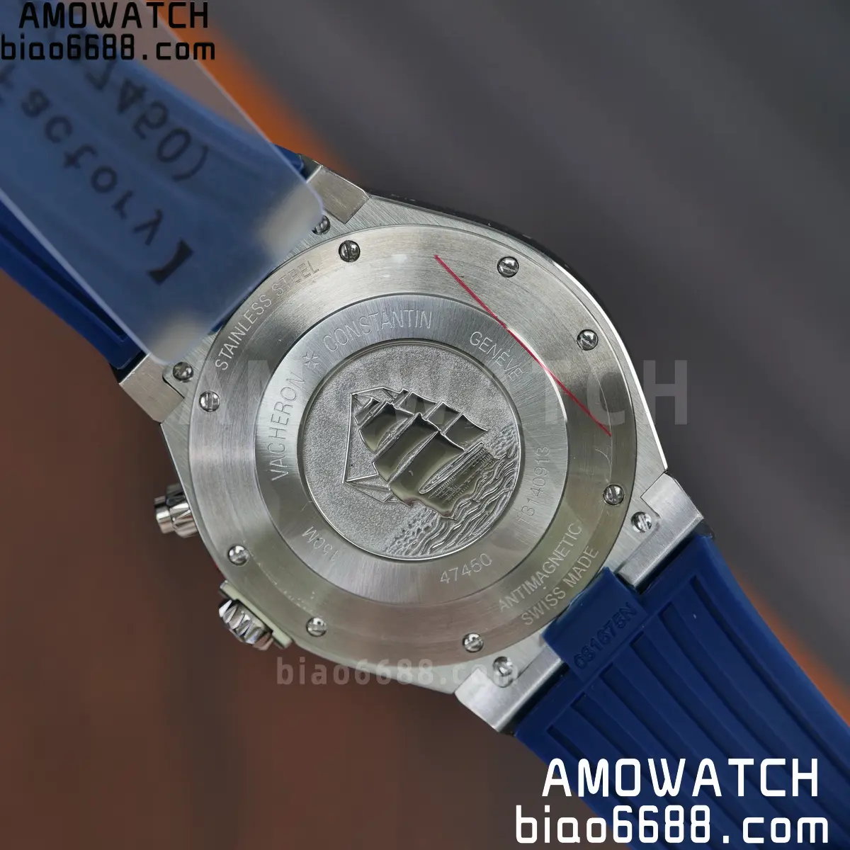 VC Overseas 47450 SS 9F Best Edition Blue Dial on Blue Rubber Strap 84 c7b45c85335e835 AMO Watch
