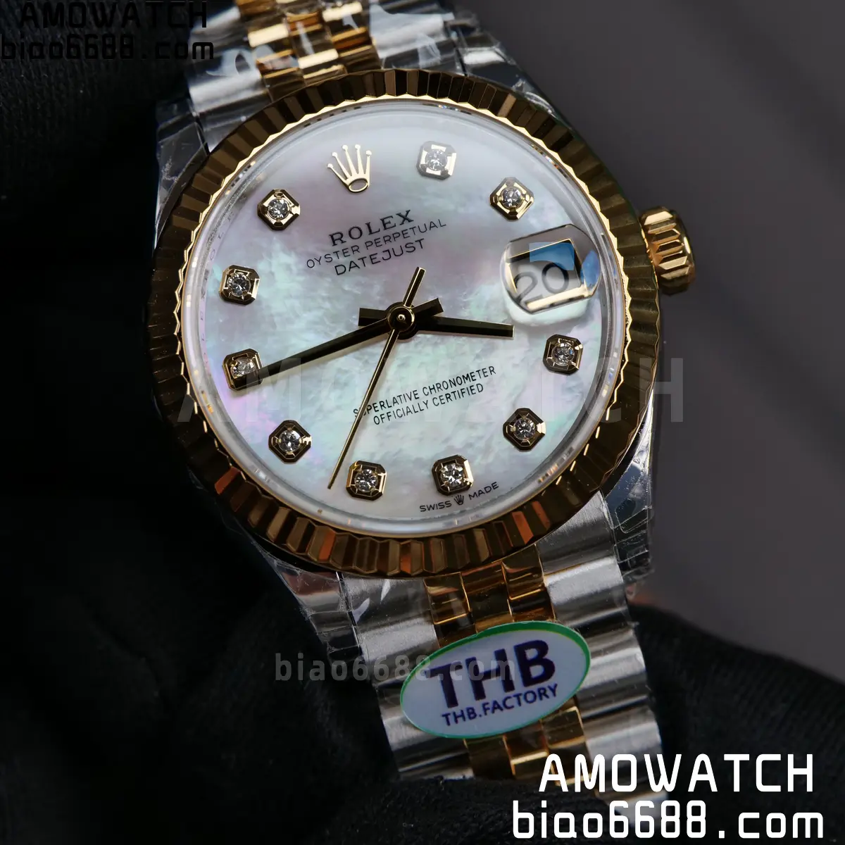 Rolex DateJust 31 278273 THBF 1:1 Best Edition MOP Diamonds Dial on SS/YG Jubilee Bracelet HZ Cal.2236 68 c871884fa2669ad AMO Watch