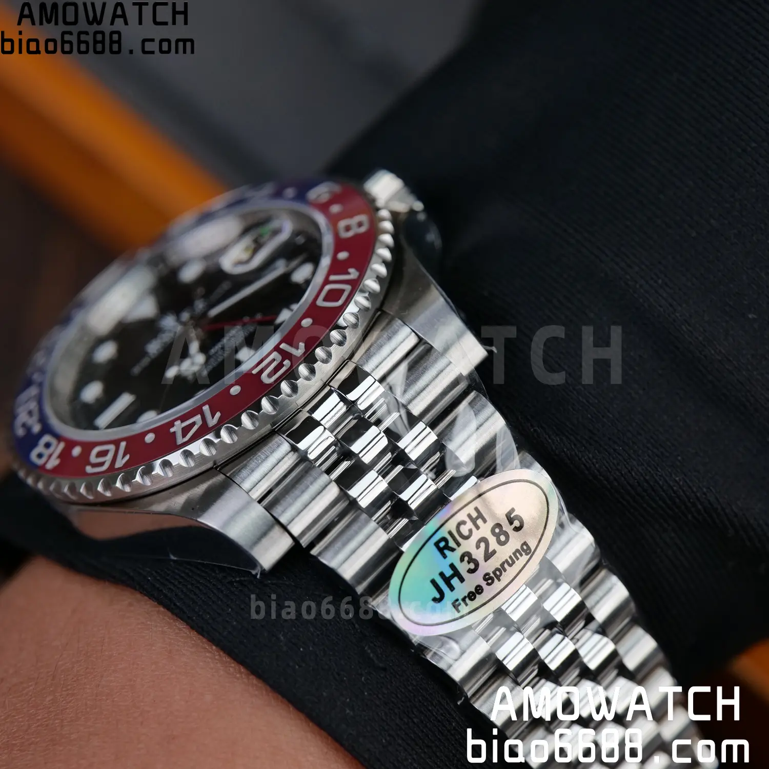 Rolex GMT-Master II 126710 BLRO 904L Steel RICH 1:1 Best Edition on Jubilee Bracelet JH3285 (Free Sprung) V2 101 c8c293d36aaa5a9 阿默表行AmoWatch