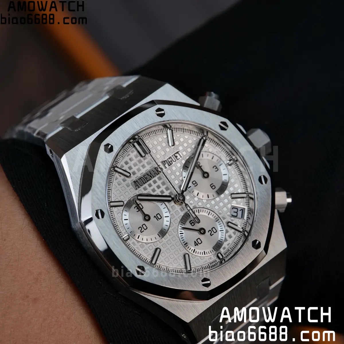 AP Royal Oak Chrono 26240 SS ZF 1:1 Best Edition White Dial on SS Bracelet SA4401 Super Clone V2 (Free Sprung) 109 c921981232ddafd 阿默表行AmoWatch