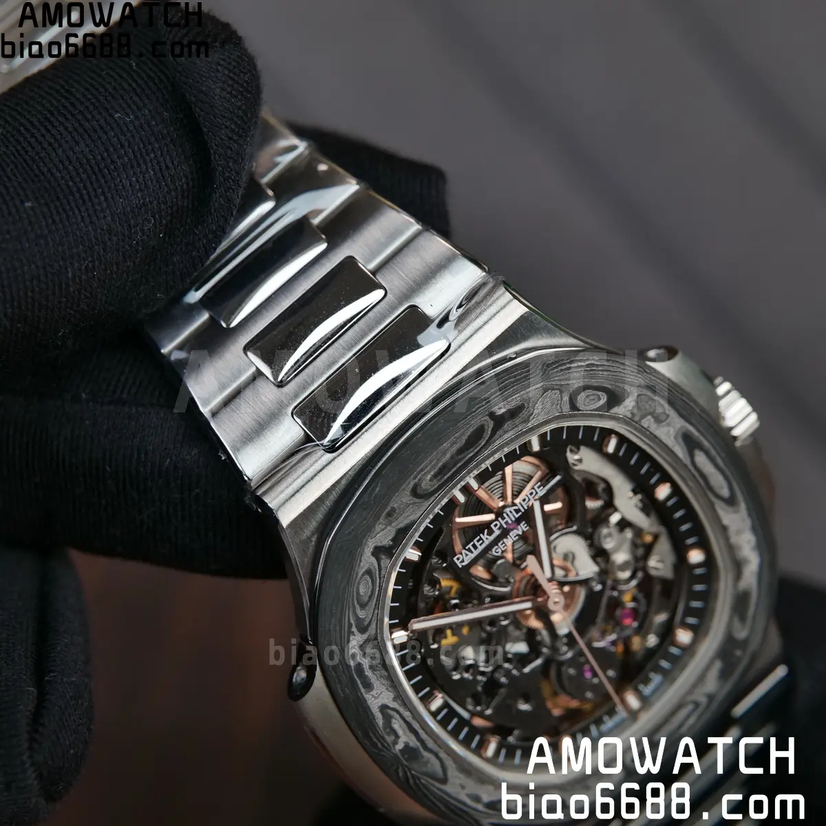 PP Nautilus Artisans de Genève 5711 squelette Best Edition Skeleton Dial on SS Bracelet 97 c9768fea09752a9 阿默表行AmoWatch