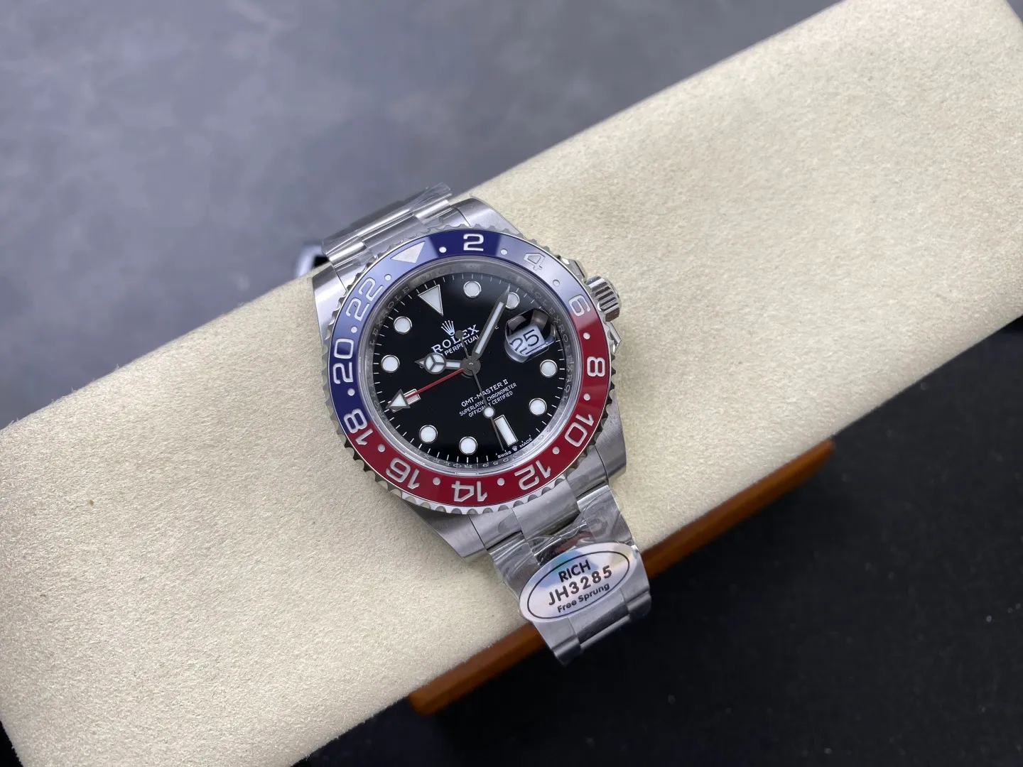 Rolex GMT-Master II 126710 BLRO 904L Steel RICH 1:1 Best Edition on Oyster Bracelet JH3285 (Free Sprung) V2 30 ca2e4b1b9257805 阿默表行AmoWatch