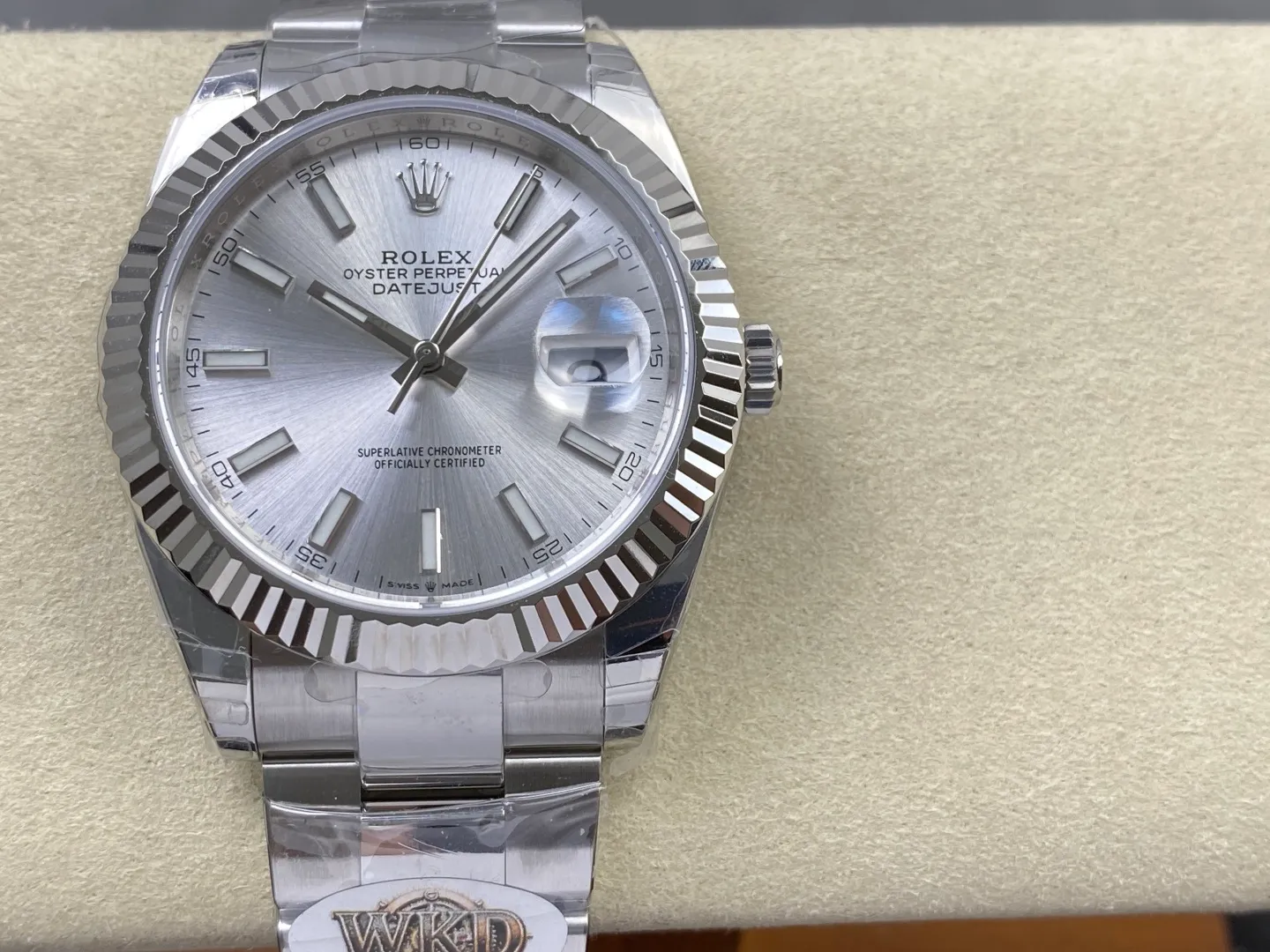 Rolex DateJust 41 126334 WKD 1:1 Best Edition Silver Dial on Oyster Bracelet JH3235 (Free Sprung) 32 cb40683e5cd49ca AMO Watch