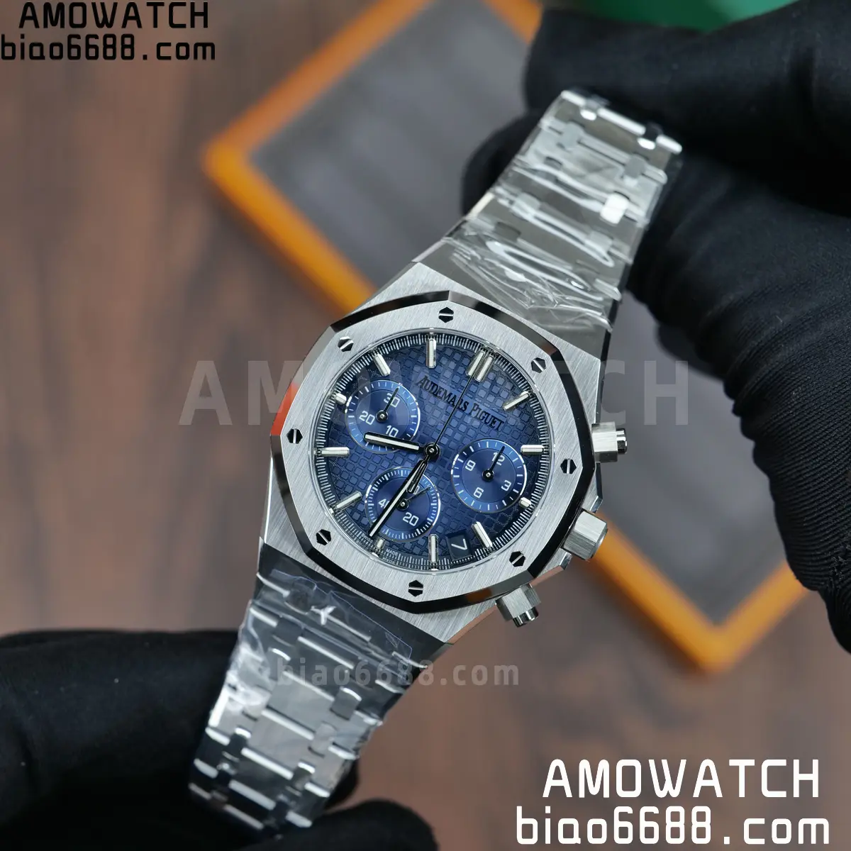 AP Royal Oak Chrono 26240 DDF 1:1 Best Edition Blue Dial on Bracelet DD4401 Super Clone Weight (SW Dial) 85 cd36a4e3c662735 阿默表行AmoWatch