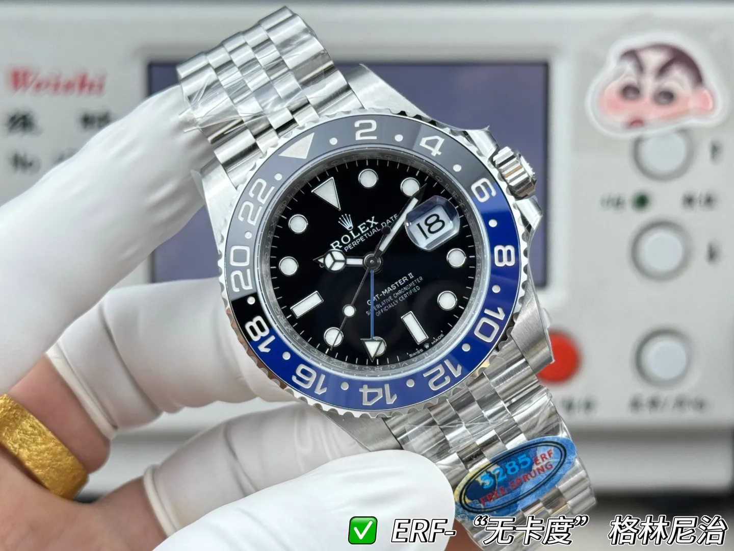 Rolex GMT-Master II 126710 BLNR 904L Steel ERF 1:1 Best Edition on Jubilee Bracelet JH3285 (Free Sprung) 20 cdcc7624b03e06c AMO Watch