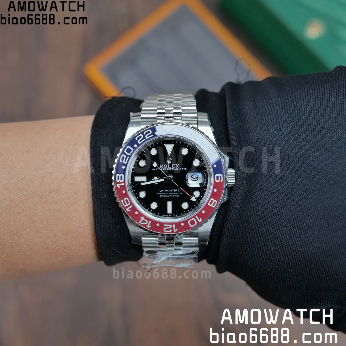 Rolex GMT-Master II 126710 BLRO 904L Steel ERF 1:1 Best Edition on Jubilee Bracelet JH3285 (Free Sprung) 93 ce6f85bb790364b AMO Watch