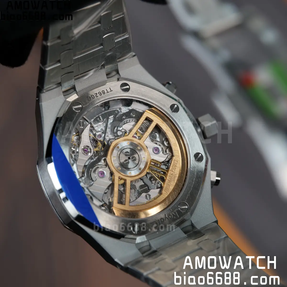 AP Royal Oak Chrono 26240 SS ZF 1:1 Best Edition Green Dial on SS Bracelet SA4401 Super Clone V2 (Free Sprung) 92 cf75f48eb4693d2 阿默表行AmoWatch