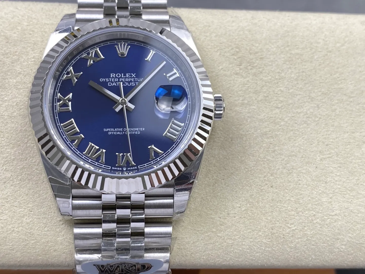 Rolex DateJust 41 126334 WKD 1:1 Best Edition Blue Roman Dial on Jubilee Bracelet JH3235 (Free Sprung) 23 d1197913446224f AMO Watch