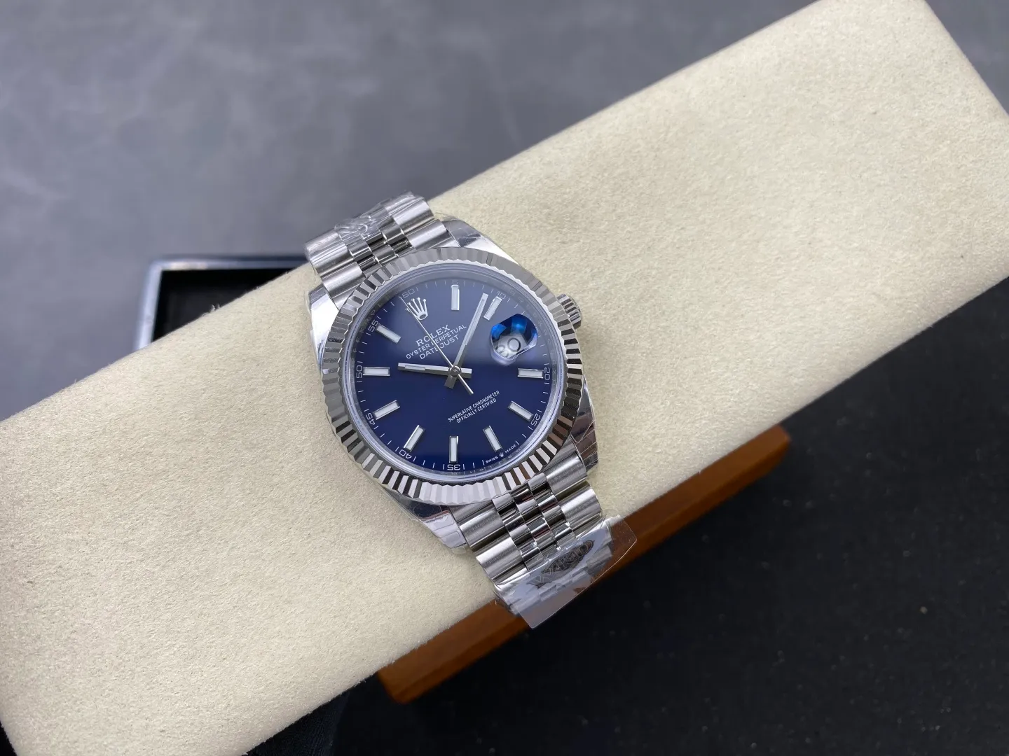 Rolex DateJust 41 126334 WKD 1:1 Best Edition Blue Dial on Jubilee Bracelet JH3235 (Free Sprung) 27 d471e74bc89025b AMO Watch