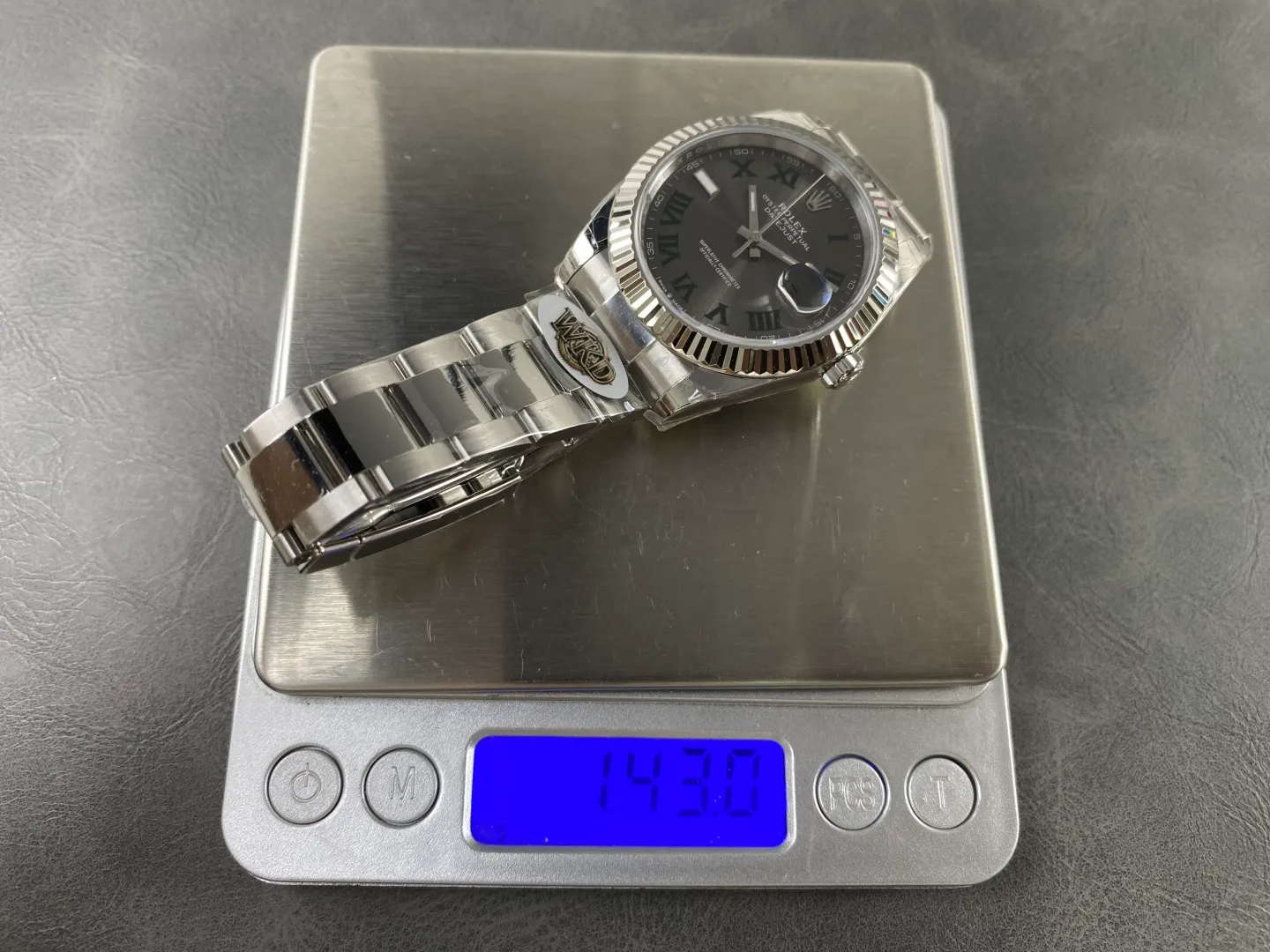 Rolex DateJust 41 126334 WKD 1:1 Best Edition Gray Roman Dial on Oyster Bracelet JH3235 (Free Sprung) 44 d61cfaca32960b2 AMO Watch