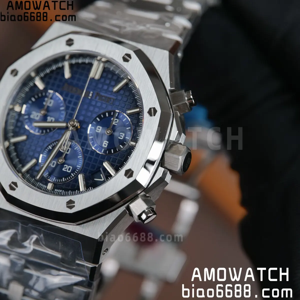 AP Royal Oak Chrono 26240 DDF 1:1 Best Edition Blue Dial on Bracelet DD4401 Super Clone Weight (SW Dial) 94 d81cf3f34663d19 阿默表行AmoWatch