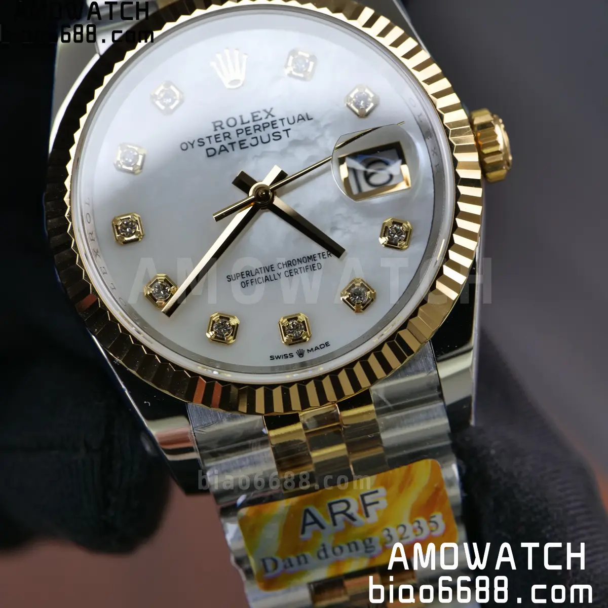 Rolex DateJust m126233 36mm ARF 1:1 Best Edition MOP Dial on Jubilee Bracelet DD3235 79 da25b1e49d090b8 AMO Watch