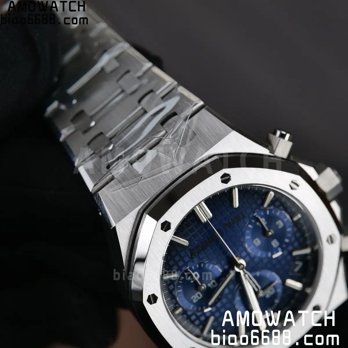 AP Royal Oak Chrono 26240 DDF 1:1 Best Edition Blue Dial on Bracelet DD4401 Super Clone Weight (SW Dial) 97 dda39f0b856f71a 阿默表行AmoWatch