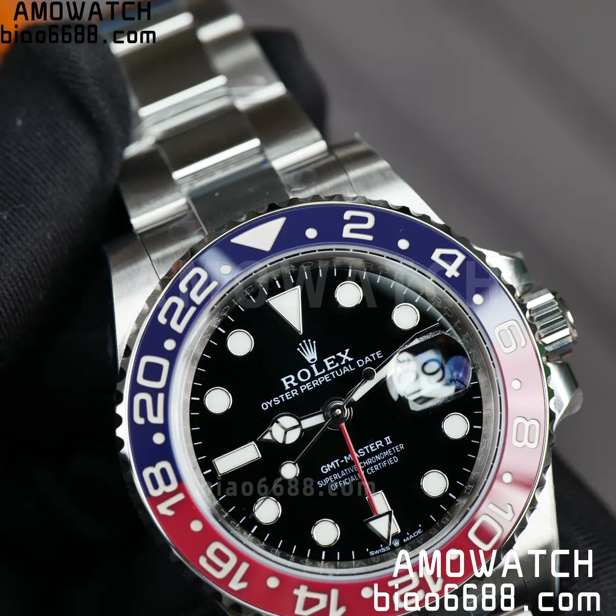 Rolex GMT-Master II 126710 BLRO 904L Steel ERF 1:1 Best Edition on Oyster Bracelet JH3285 (Free Sprung) 92 de8374f6240db43 1 AMO Watch