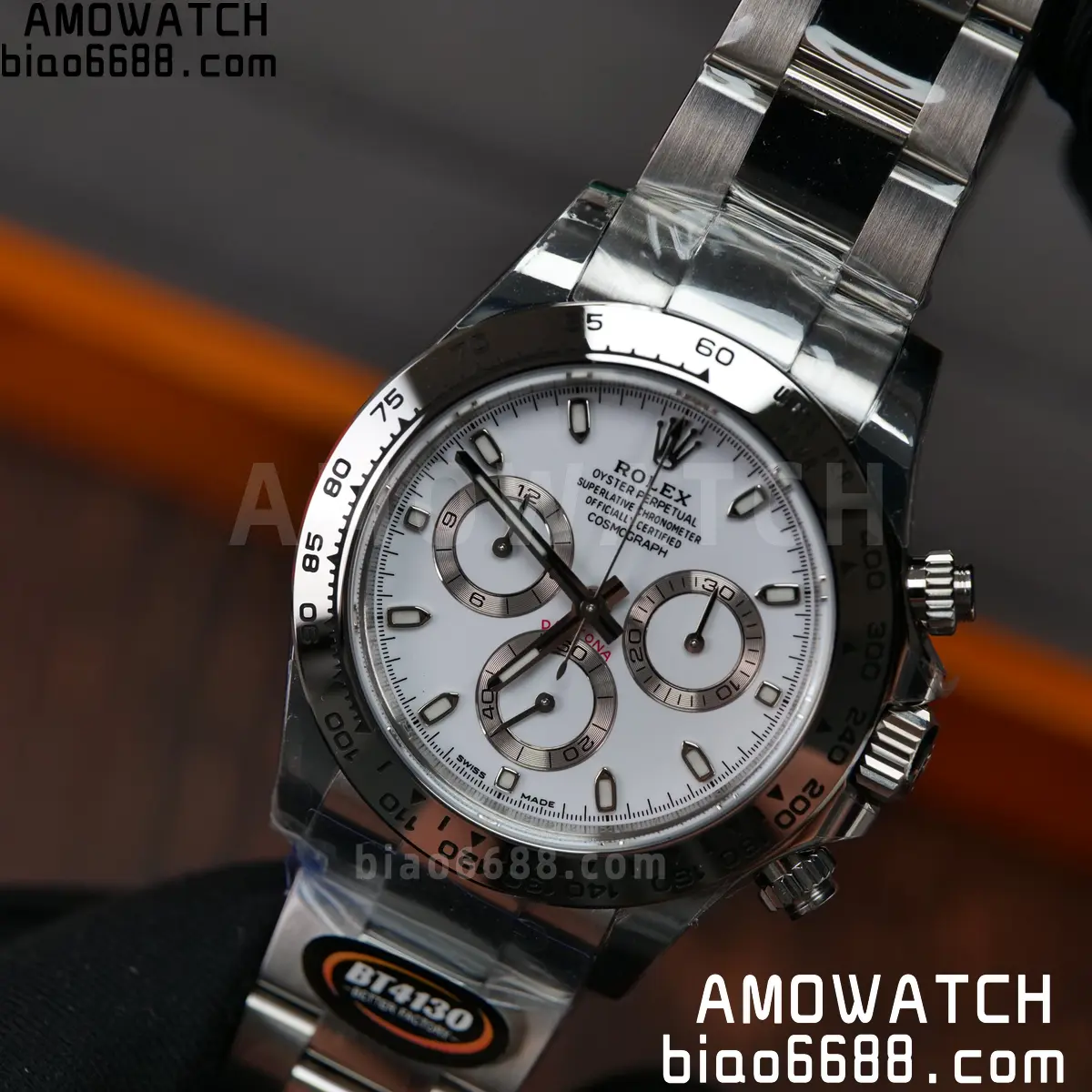 Rolex Daytona 116520 BTF 1:1 Best Edition 904L Steel White Dial on SS Bracelet DD4130 75 e10d440b1a7dd52 AMO Watch