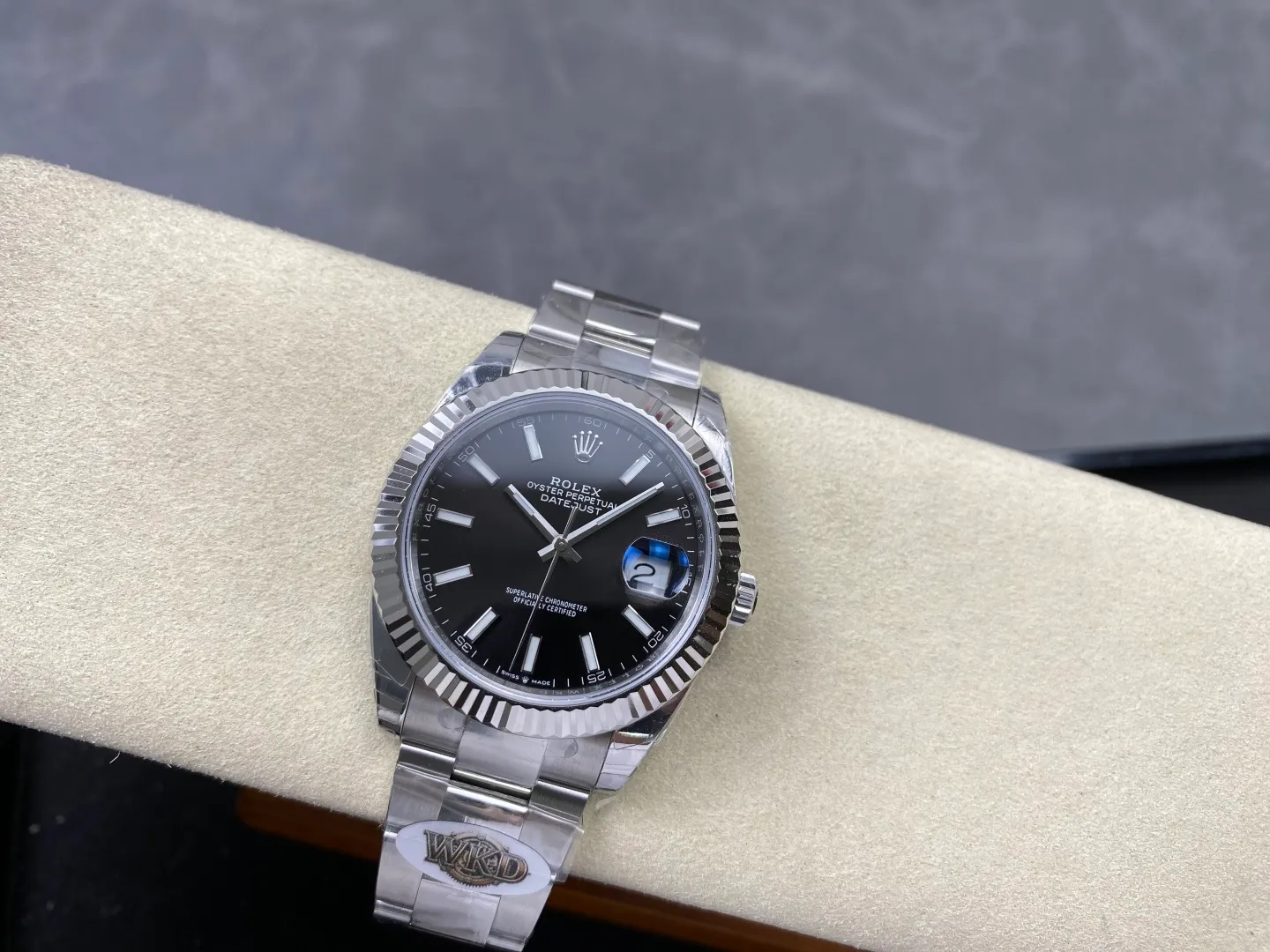 Rolex DateJust 41 126334 WKD 1:1 Best Edition Black Dial on Oyster Bracelet JH3235 (Free Sprung) 36 e12974f18b2d4b2 AMO Watch
