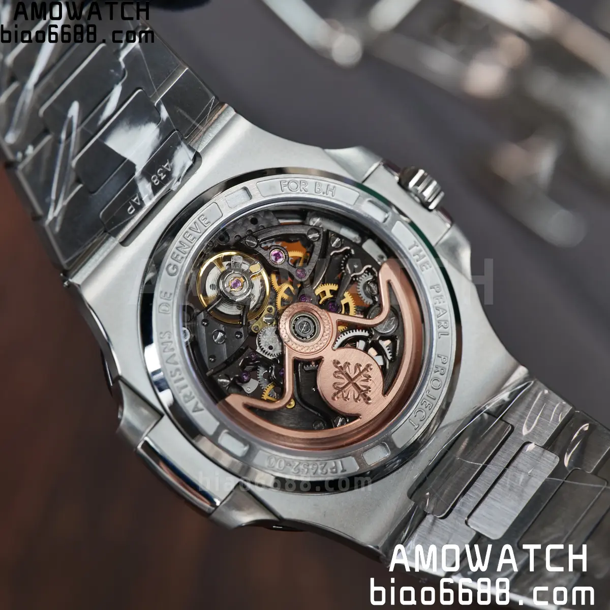 PP Nautilus Artisans de Genève 5711 squelette Best Edition Skeleton Dial on SS Bracelet 108 e3d53f2c0cc83d0 阿默表行AmoWatch