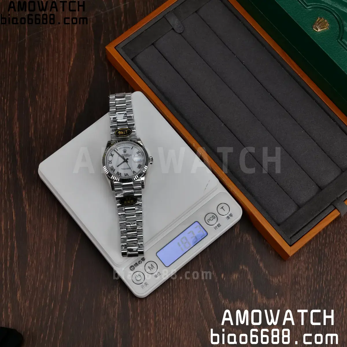 Rolex DayDate 128236 36mm KF 1:1 Best Edition Silvery Roman Dial (Gain Weight) 63 e46d2e6cd809dee 阿默表行AmoWatch