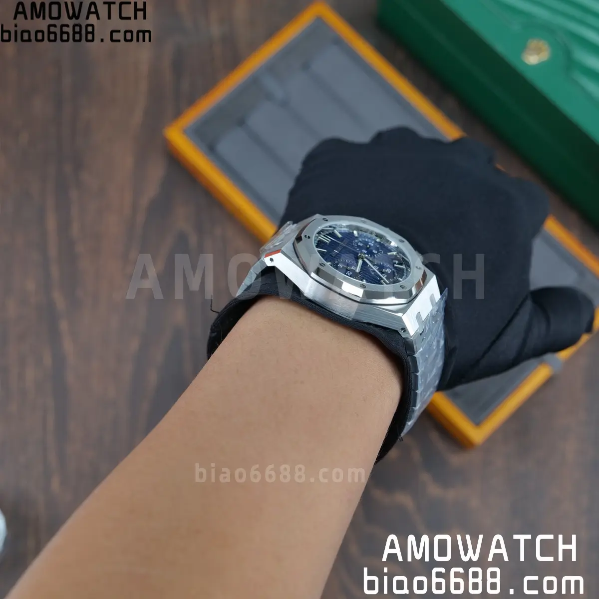 AP Royal Oak Chrono 26240 DDF 1:1 Best Edition Blue Dial on Bracelet DD4401 Super Clone Weight (SW Dial) 120 e88f0af16292469 阿默表行AmoWatch