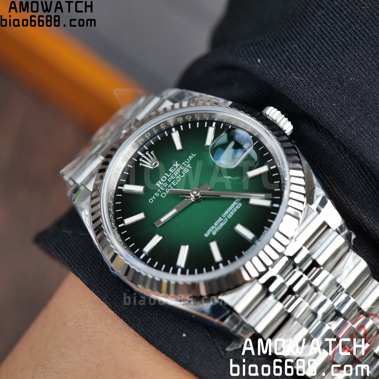 Rolex DateJust 36 SS 126234 VSF 1:1 Best Edition 904L Steel Gradient Green Dial on Jubilee Bracelet VS3235 V2 121g 99 e8d96aeebadac76 阿默表行AmoWatch