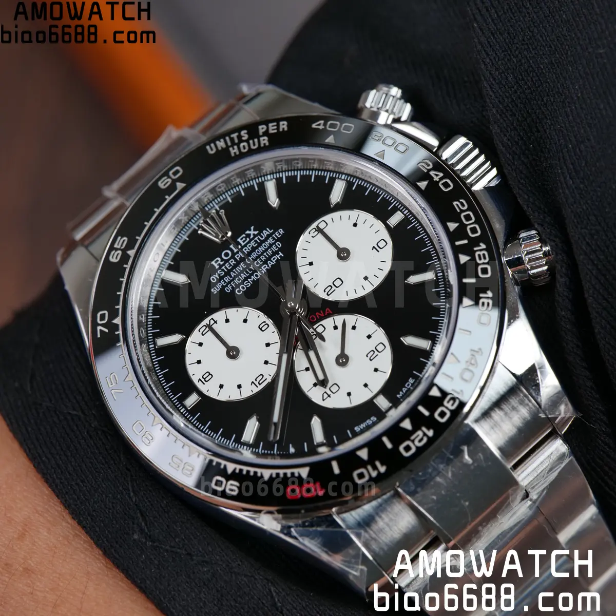 Custom Made Rolex Daytona 126529LN Le Mans QF 18K white gold plated Free Spring V13 99 e945ff40230e568 AMO Watch