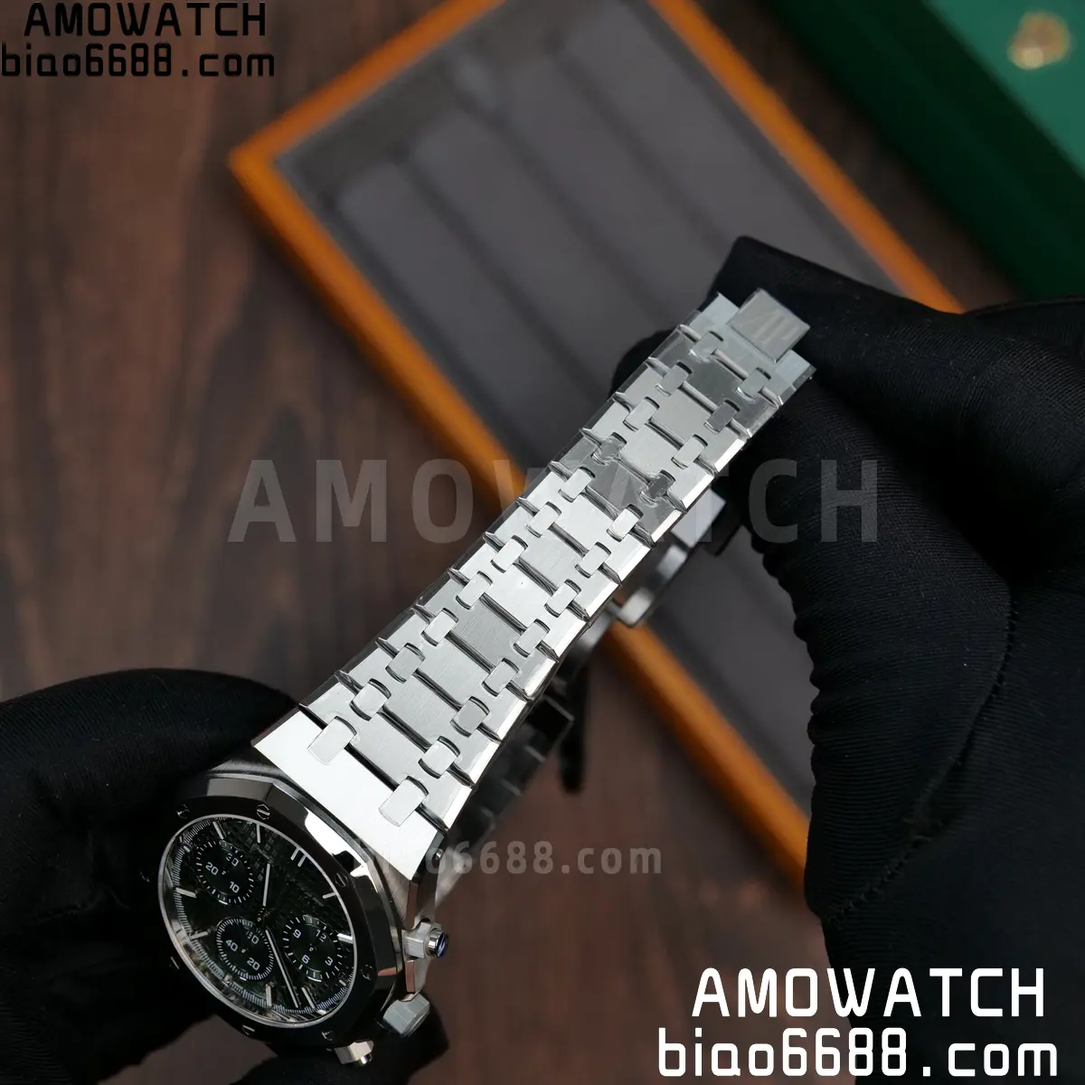 AP Royal Oak Chrono 26240 SS ZF 1:1 Best Edition Green Dial on SS Bracelet SA4401 Super Clone V2 (Free Sprung) 71 eb173c59a9846e0 阿默表行AmoWatch