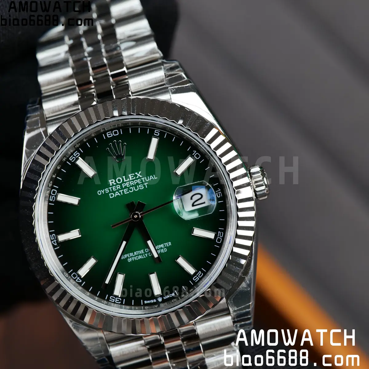 Rolex DateJust 41 126334 904L SS VSF 1:1 Best Edition Gradient Green Dial on Jubilee Bracelet VS3235 V3 (133g) 87 ec04d5e3db791f0 阿默表行AmoWatch