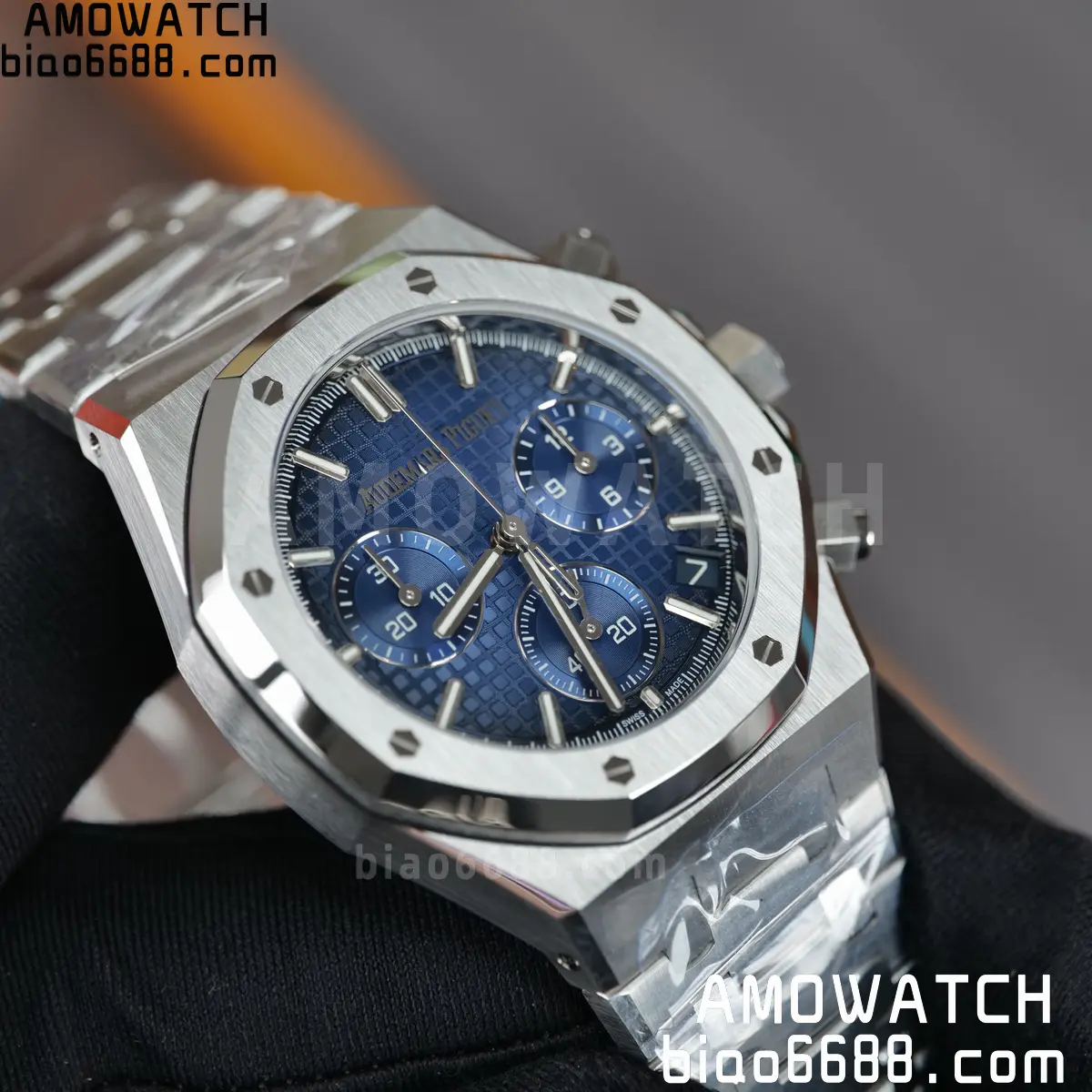 AP Royal Oak Chrono 26240 DDF 1:1 Best Edition Blue Dial on Bracelet DD4401 Super Clone Weight (SW Dial) 95 ec69019f7580036 阿默表行AmoWatch