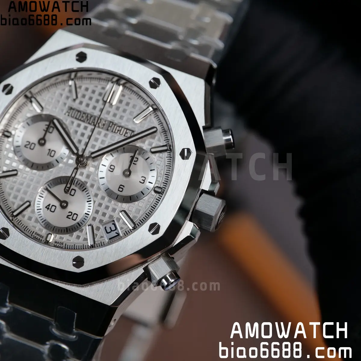 AP Royal Oak Chrono 26240 SS ZF 1:1 Best Edition White Dial on SS Bracelet SA4401 Super Clone V2 (Free Sprung) 91 ede9d2463e67724 阿默表行AmoWatch