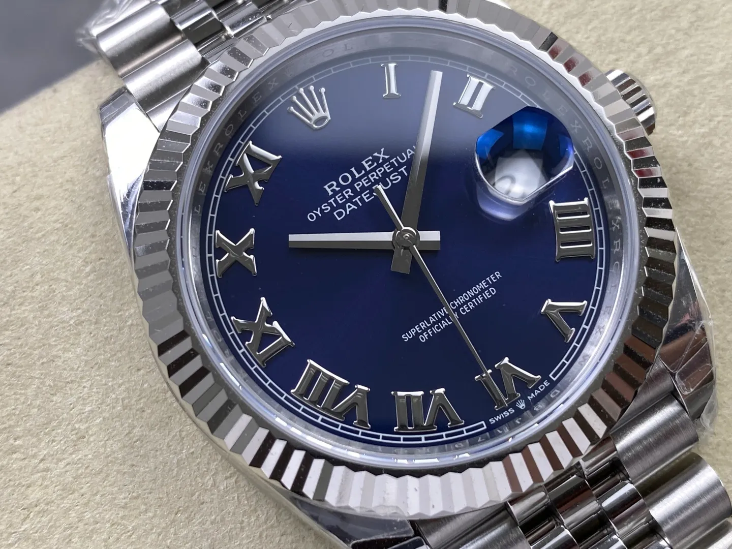Rolex DateJust 41 126334 WKD 1:1 Best Edition Blue Roman Dial on Jubilee Bracelet JH3235 (Free Sprung) 25 f46528146c08d8f AMO Watch