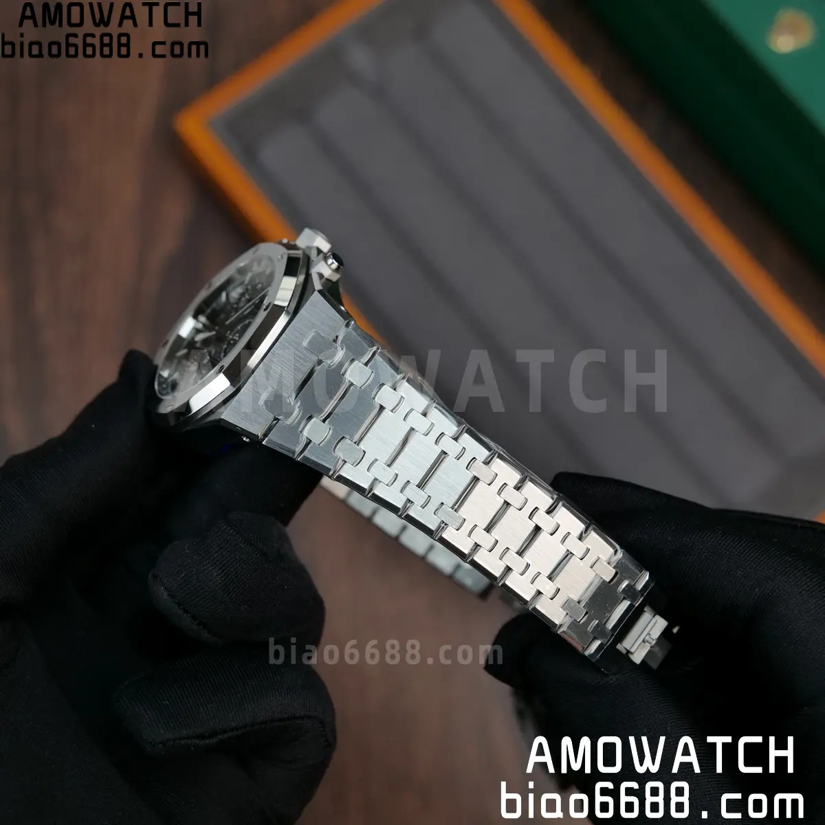 AP Royal Oak Chrono 26240 SS ZF 1:1 Best Edition Green Dial on SS Bracelet SA4401 Super Clone V2 (Free Sprung) 72 f59ae27537f2eb9 阿默表行AmoWatch