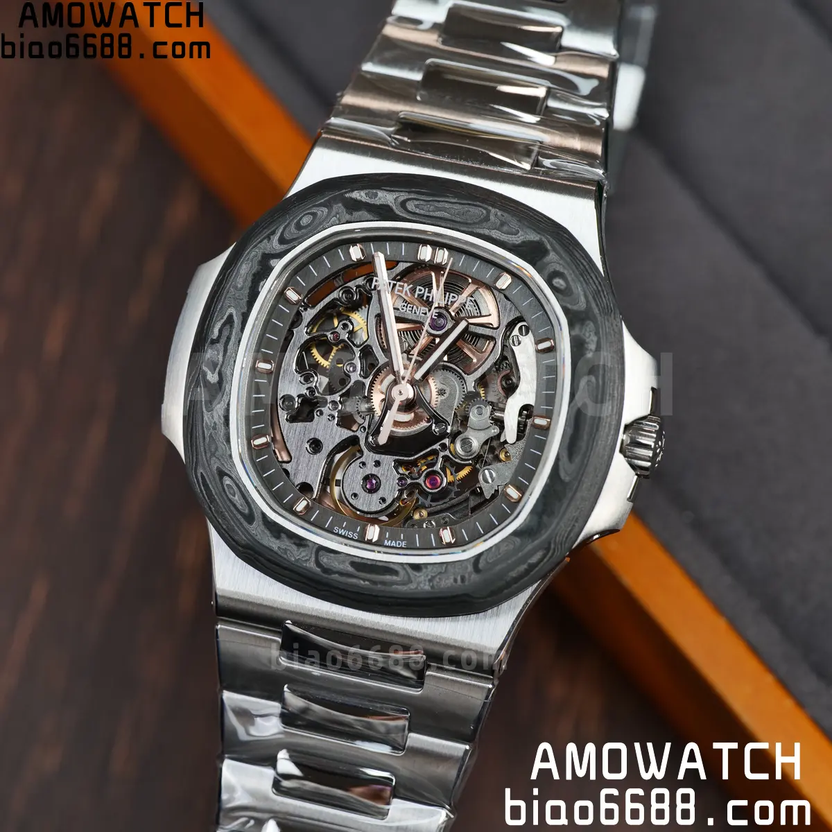 PP Nautilus Artisans de Genève 5711 squelette Best Edition Skeleton Dial on SS Bracelet 117 f5ef2ed53f4aa98 阿默表行AmoWatch
