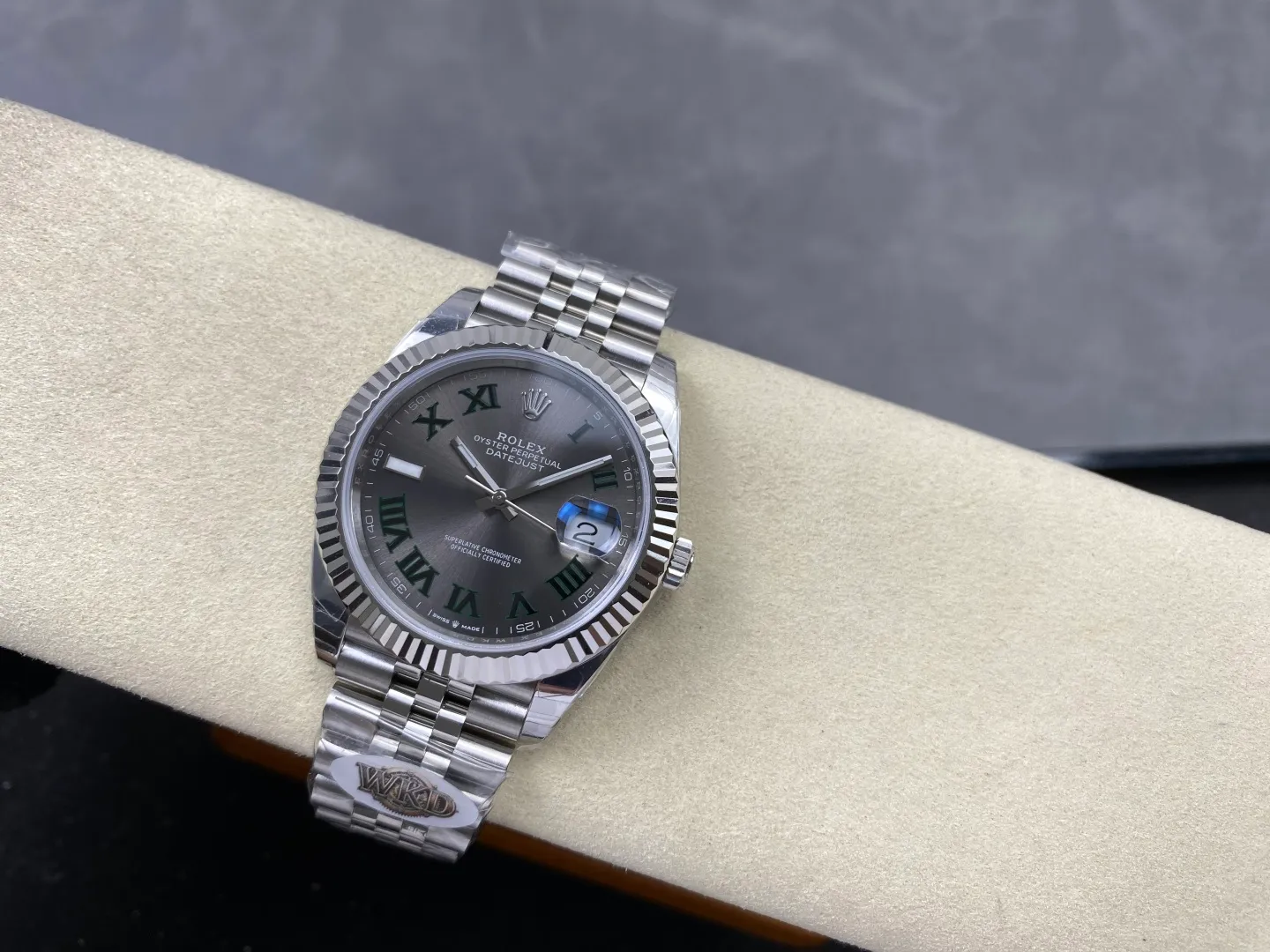 Rolex DateJust 41 126334 WKD 1:1 Best Edition Gray Roman Dial on Jubilee Bracelet JH3235 (Free Sprung) 28 f5fc0f3ac862860 AMO Watch