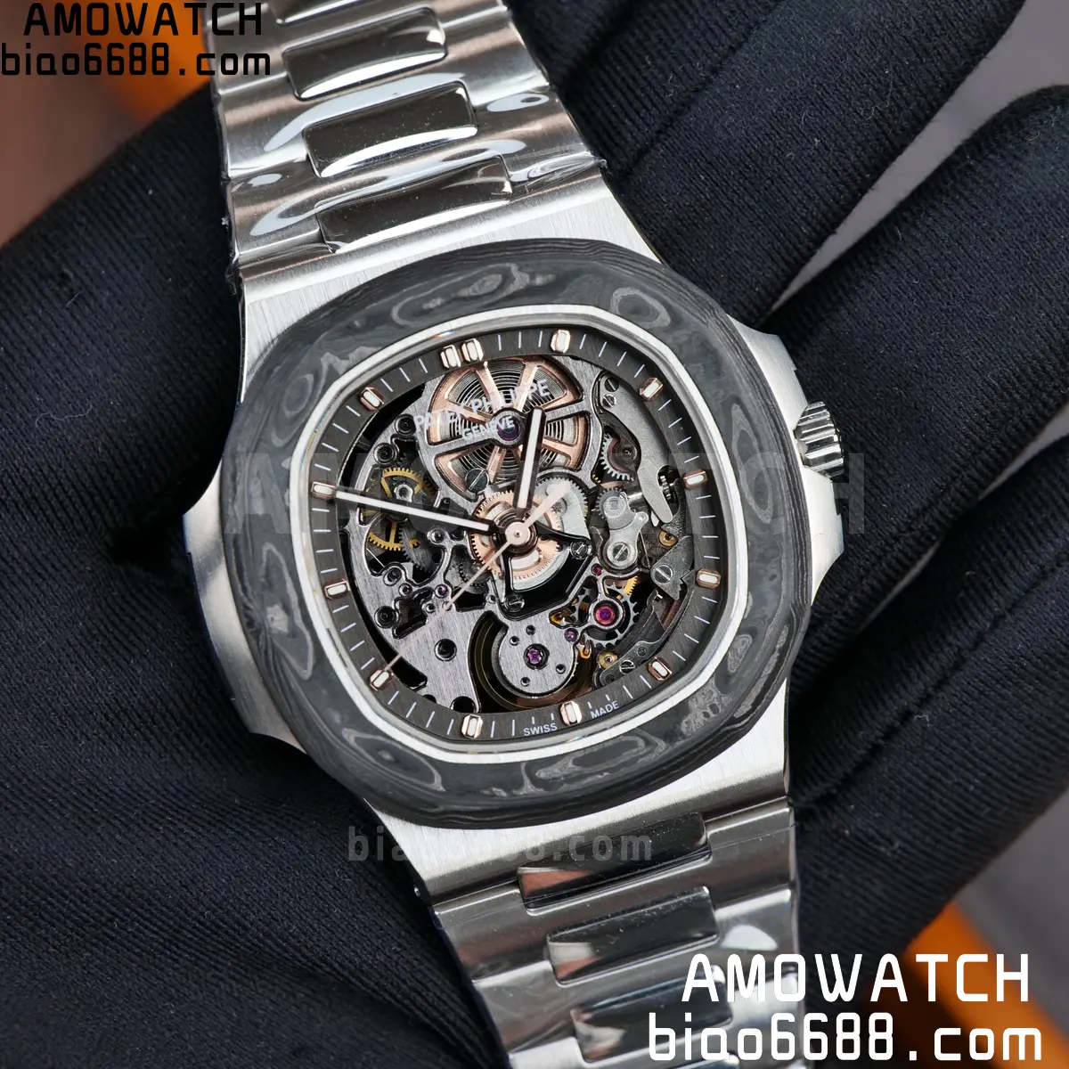 PP Nautilus Artisans de Genève 5711 squelette Best Edition Skeleton Dial on SS Bracelet 88 f6e27506c70fcf0 阿默表行AmoWatch