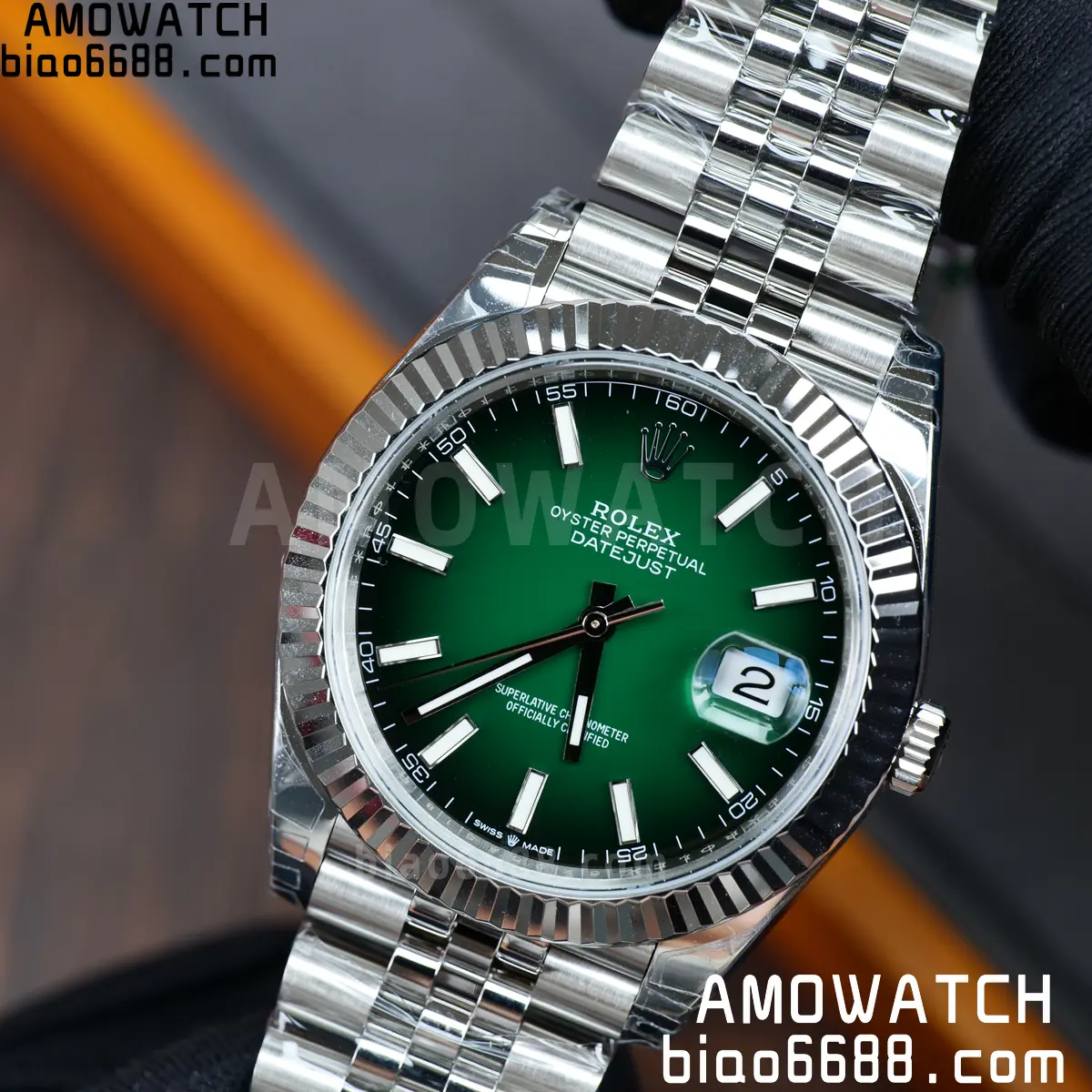 Rolex DateJust 41 126334 904L SS VSF 1:1 Best Edition Gradient Green Dial on Jubilee Bracelet VS3235 V3 (133g) 90 f724bd740d00760 阿默表行AmoWatch