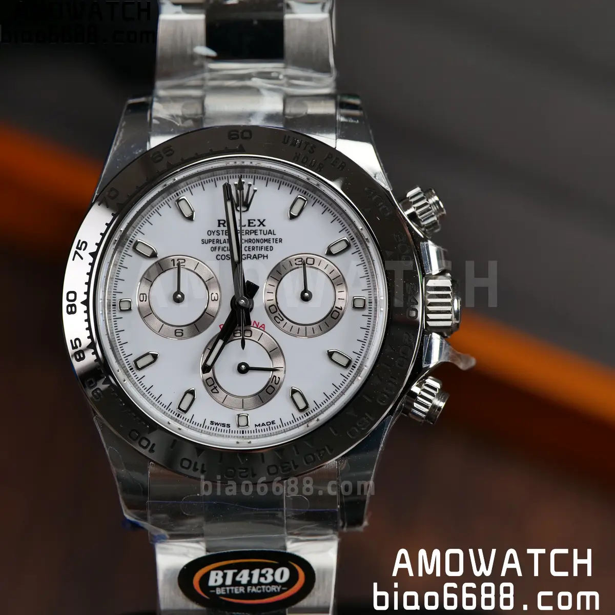 Rolex Daytona 116520 BTF 1:1 Best Edition 904L Steel White Dial on SS Bracelet DD4130 63 f95a07d10aca16a AMO Watch
