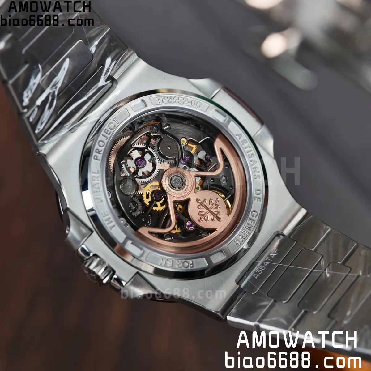 PP Nautilus Artisans de Genève 5711 squelette Best Edition Skeleton Dial on SS Bracelet 107 f9f95e3d81c12c6 阿默表行AmoWatch