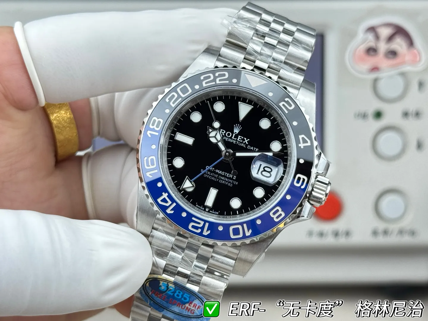 Rolex GMT-Master II 126710 BLNR 904L Steel ERF 1:1 Best Edition on Jubilee Bracelet JH3285 (Free Sprung) 21 fce9944c92fd00a AMO Watch