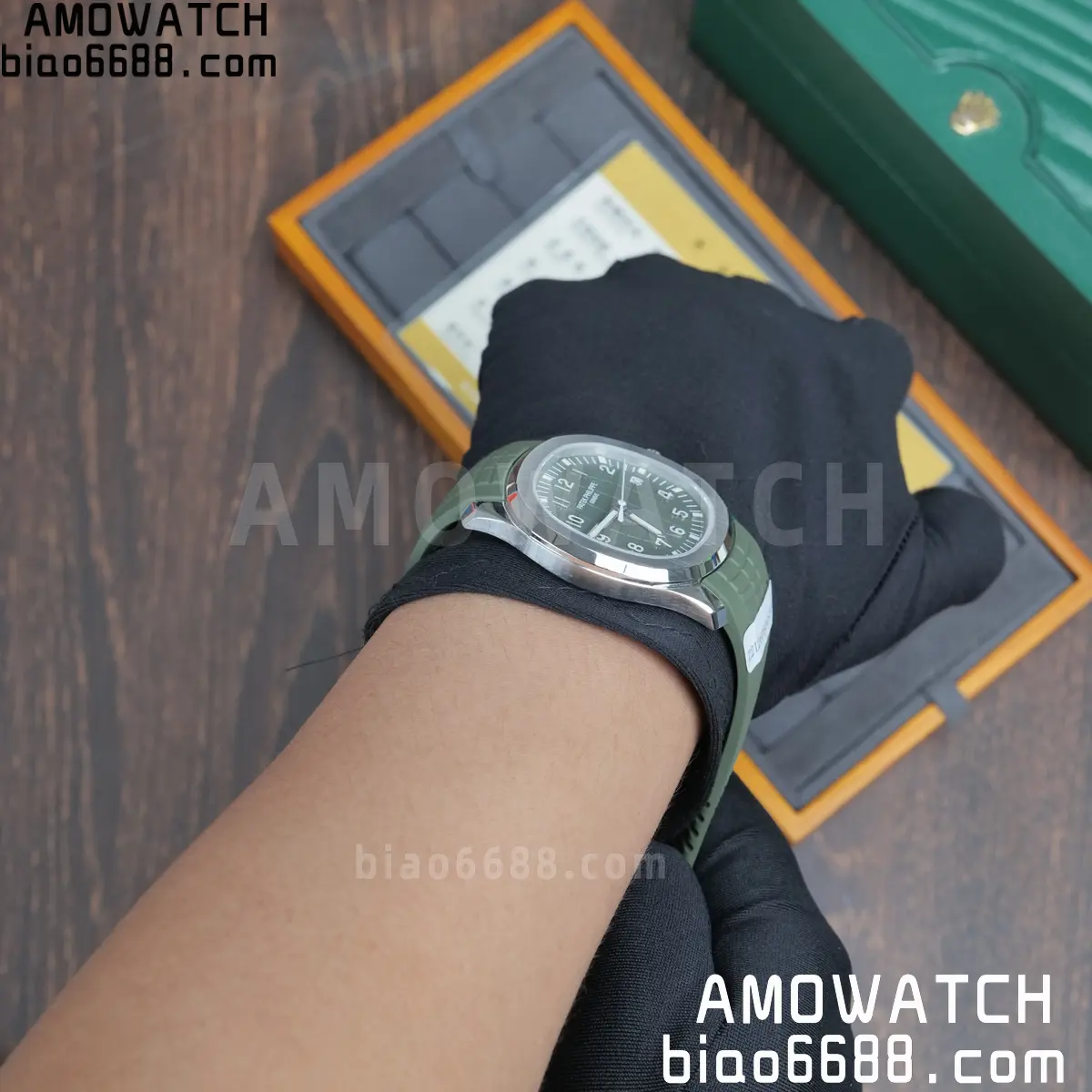 Custom Made Patek Philippe Aquanaut 5168G TOP ACE 324 movement 126 fe521d4fa3832c9 AMO Watch