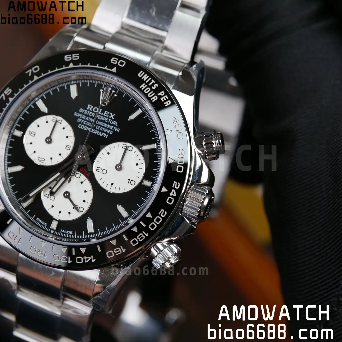 Custom Made Rolex Daytona 126529LN Le Mans QF 18K white gold plated Free Spring V13 82 ff85c7801dfd687 AMO Watch