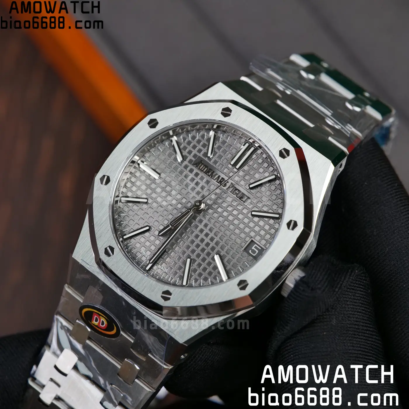 AP Royal Oak 41mm 15510ST SS DDF 1:1 Best Edition Gray Dial on SS Bracelet SA4302 Super Clone 78 04a7ee5da2677d0 AMO Watch