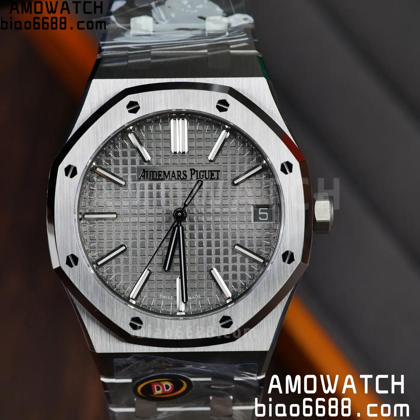 AP Royal Oak 41mm 15510ST SS DDF 1:1 Best Edition Gray Dial on SS Bracelet SA4302 Super Clone 72 055070224ceb8cb AMO Watch
