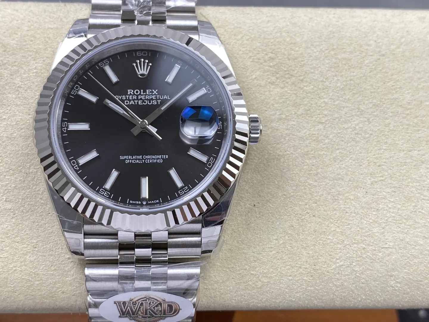 Rolex DateJust 41 126334 WKD 1:1 Best Edition Black Dial on Jubilee Bracelet JH3235 (Free Sprung) 24 05a20c55a1fb06d AMO Watch