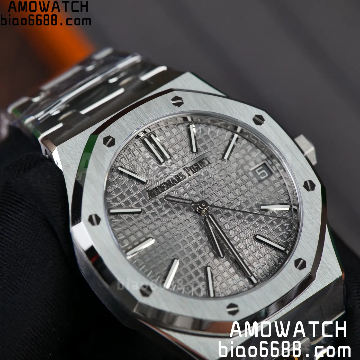 AP Royal Oak 41mm 15510ST SS DDF 1:1 Best Edition Gray Dial on SS Bracelet SA4302 Super Clone 81 07e1136e57da700 AMO Watch