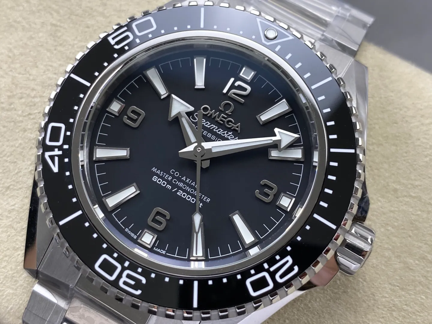 Omega Planet Ocean 600M SS Black VSF 1:1 Best Edition on SS Bracelet VS8912 29 093f168788725dd 阿默表行AmoWatch