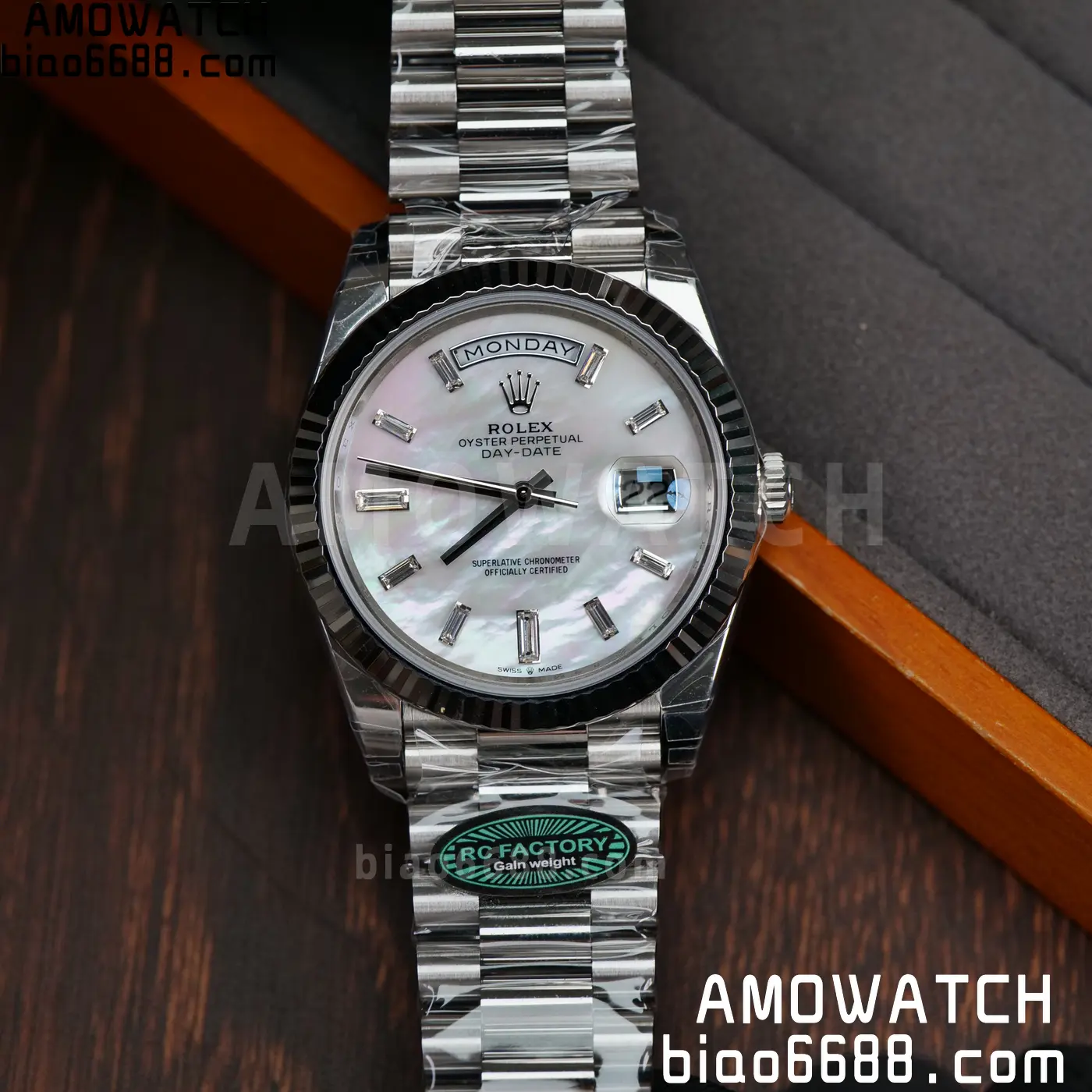 Rolex Day Date 40 SS 228236 RCF 1:1 Best Edition MOP Dial on President Bracelet VR3255 (211g) 81 0bc4b2858e00c8e 阿默表行AmoWatch