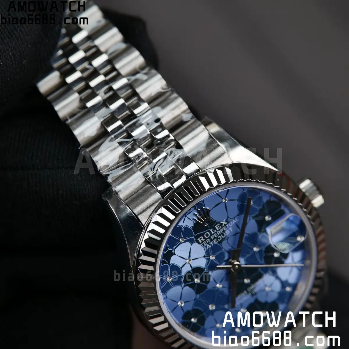 Rolex DateJust 31 278274 THBF 1:1 Best Edition 904L Steel Fluted Blue Floral Dial on SS Jubilee Bracelet HZ Cal.2236 68 0e198125c095e1b AMO Watch