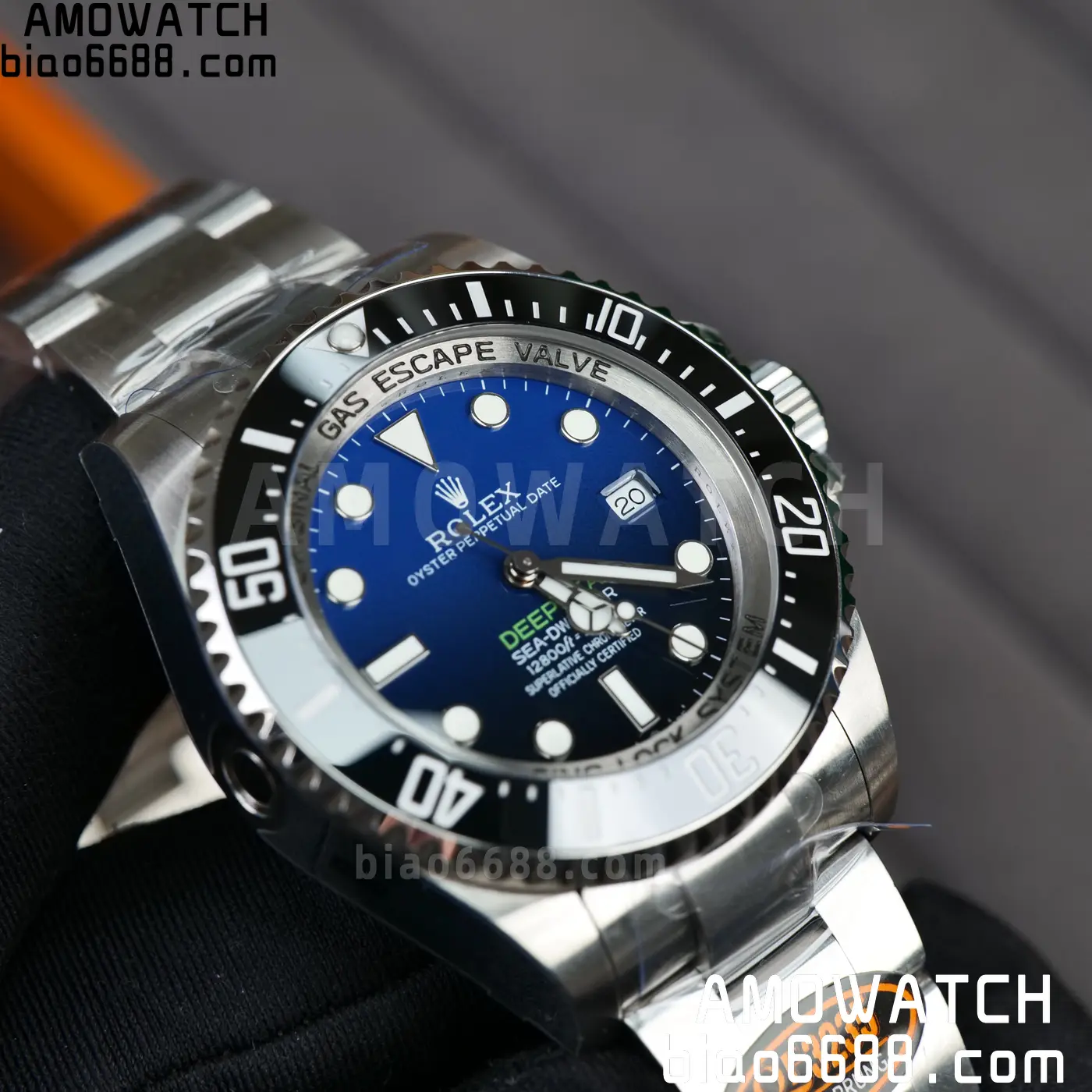 Rolex Sea Dweller D-Blue 126660 QF 1:1 Best Edition 904L SS Case and Bracelet JH3235 (Free Sprung) 86 126be477e77b8e3 AMO Watch