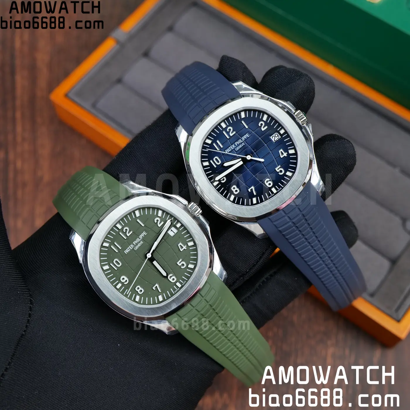 PP Aquanaut 5168G 42mm SS OMEF 1:1 Best Edition Blue Dial on Blue Rubber Strap DPB330 Weighted 135g 124 14a0b20bbd78e0d AMO Watch